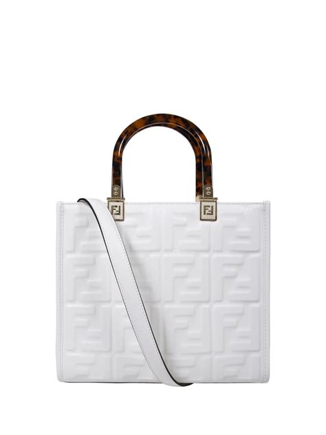 FENDI Borsa Tote Sunshine In Pelle 